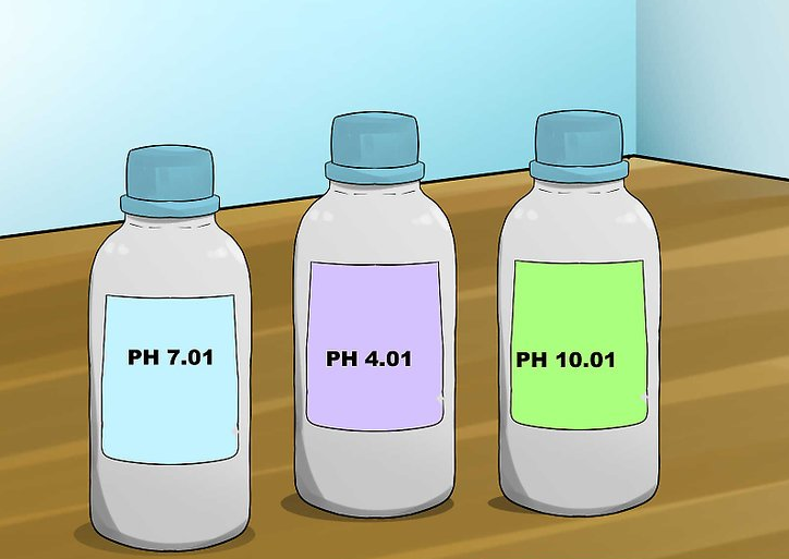 ph水質(zhì)檢測電極的校準(zhǔn)溶液