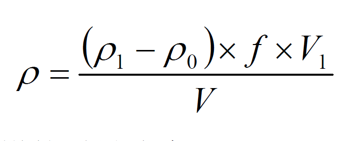 水質(zhì)檢測時銻含量計算公式